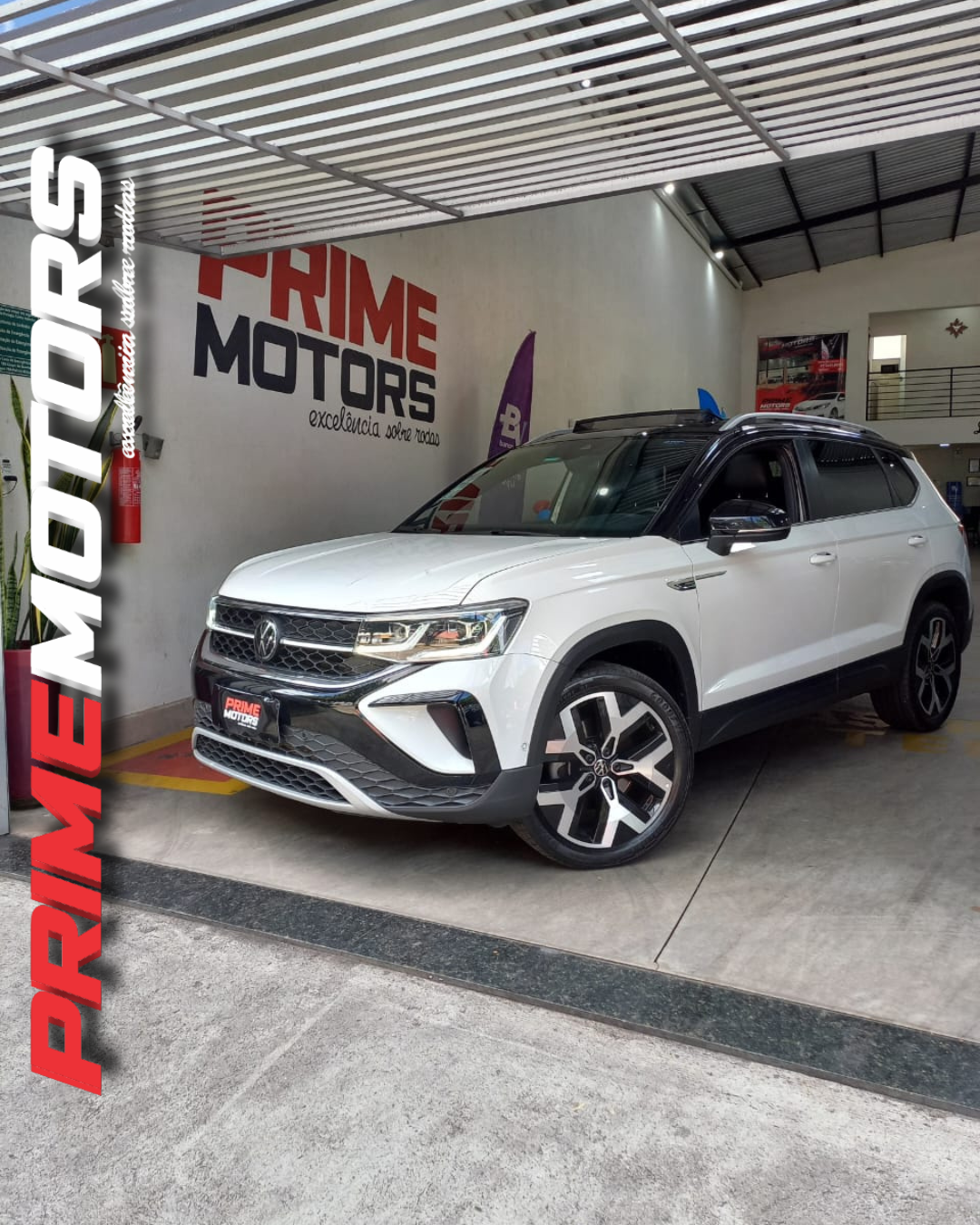 TAOS 250 TSI HIGHLINE AUT 1.4 TURBO + TETO SOLAR + PARK ASSIST + LED, ETC. Ano 2024 * SÓ 24.000 KM - Image 3