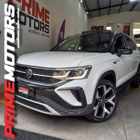 TAOS 250 TSI HIGHLINE AUT 1.4 TURBO + TETO SOLAR + PARK ASSIST + LED, ETC. Ano 2024 * SÓ 24.000 KM