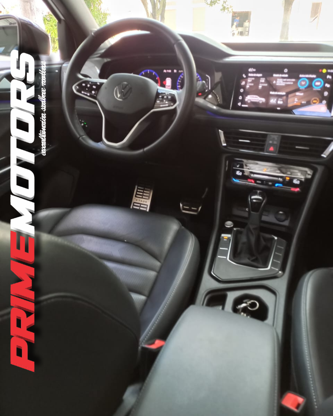 TAOS 250 TSI HIGHLINE AUT 1.4 TURBO + TETO SOLAR + PARK ASSIST + LED, ETC. Ano 2024 * SÓ 24.000 KM - Image 5