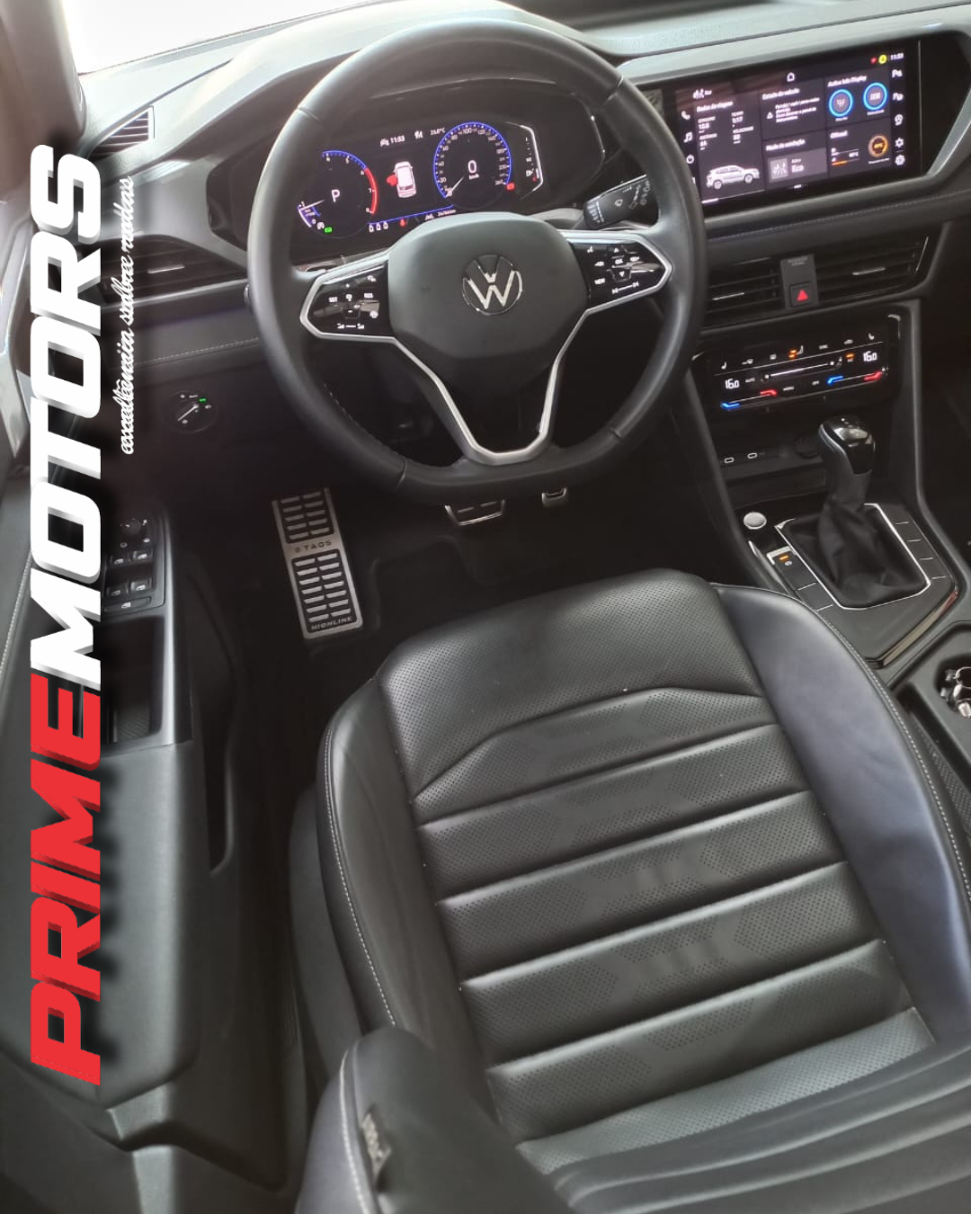 TAOS 250 TSI HIGHLINE AUT 1.4 TURBO + TETO SOLAR + PARK ASSIST + LED, ETC. Ano 2024 * SÓ 24.000 KM - Image 6