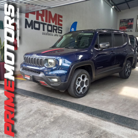 JEEP RENEGADE 4X4 TRAILHAWK T270 1.3 TURBO FLEX AUT. + TETO SOLAR e GARANTIA DE FÁBRICA     Ano 2024