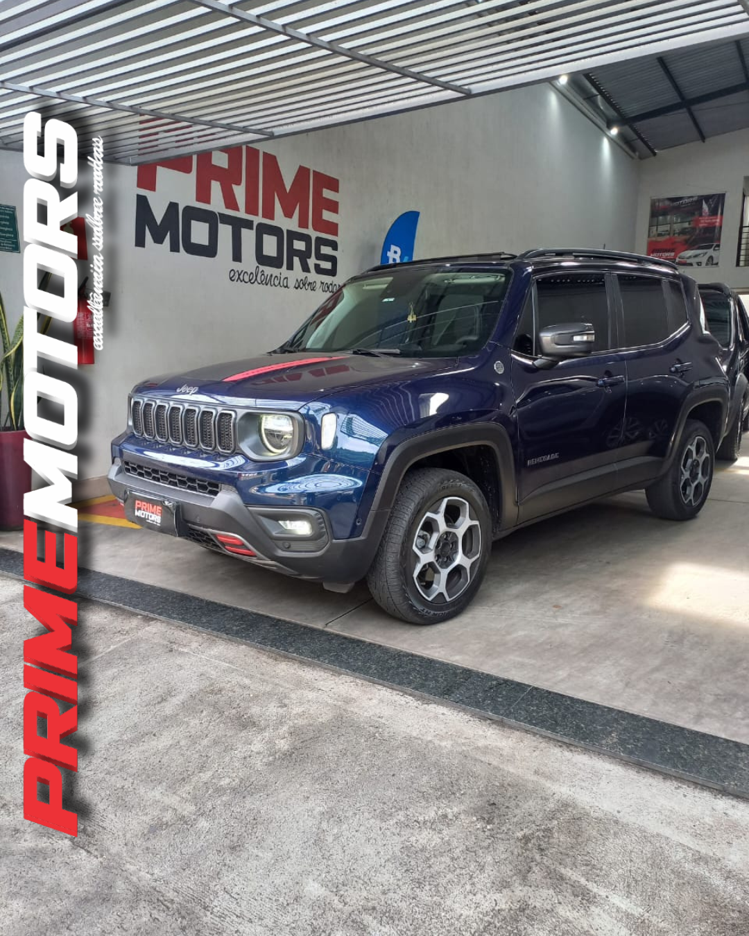 JEEP RENEGADE 4X4 TRAILHAWK T270 1.3 TURBO FLEX AUT. + TETO SOLAR e GARANTIA DE FÁBRICA Ano 2024