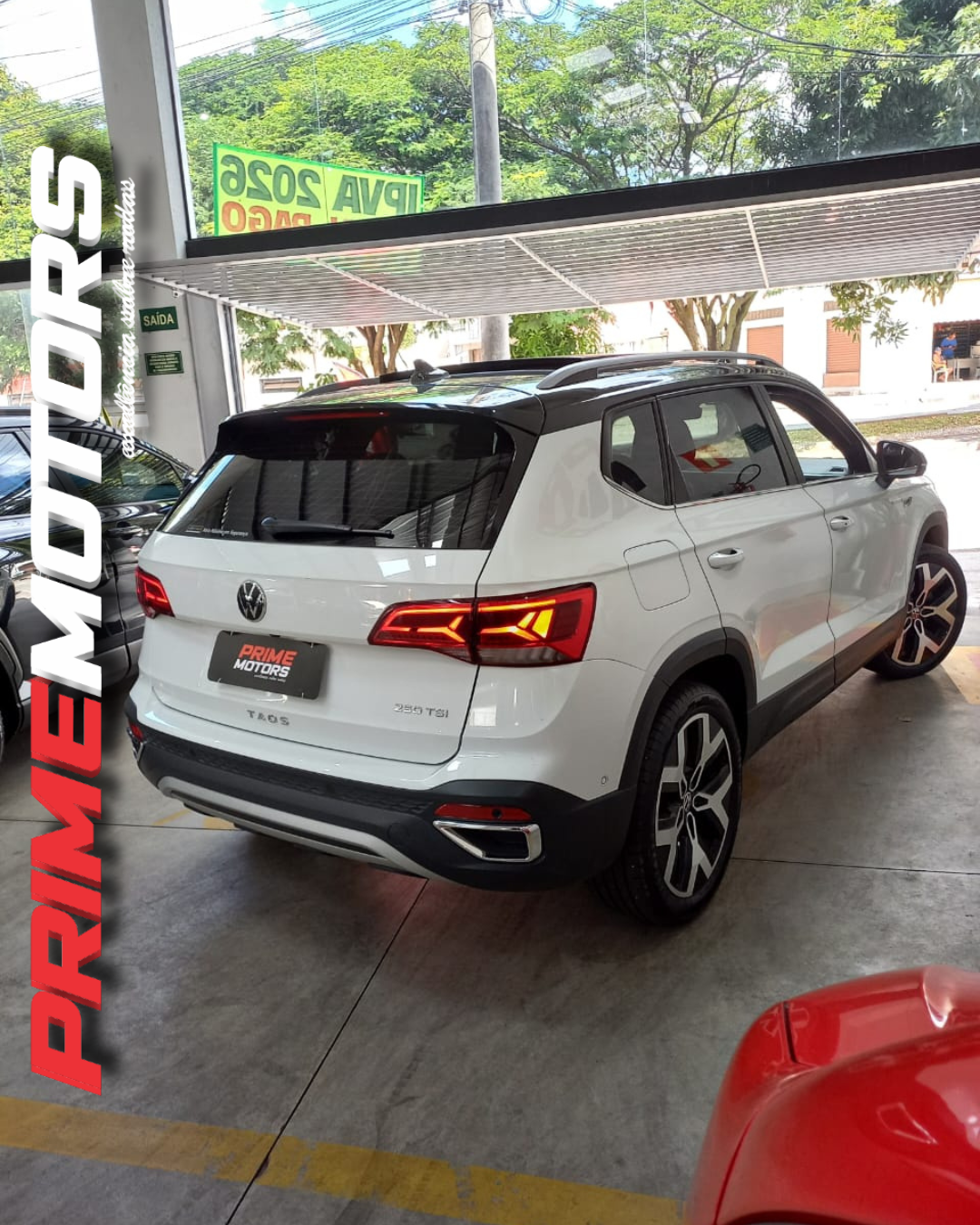 TAOS 250 TSI HIGHLINE AUT 1.4 TURBO + TETO SOLAR + PARK ASSIST + LED, ETC. Ano 2024 * SÓ 24.000 KM - Image 10