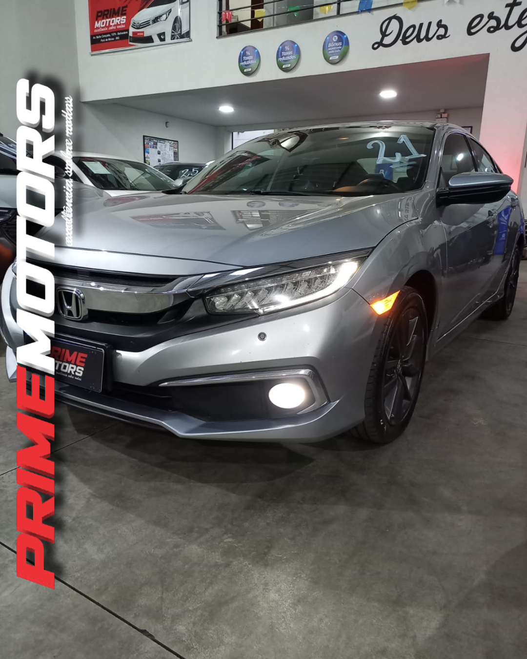 HONDA CIVIC EXL COMPLETO AUTOMÁTICO (Nave!) Ano 2021 - Image 11