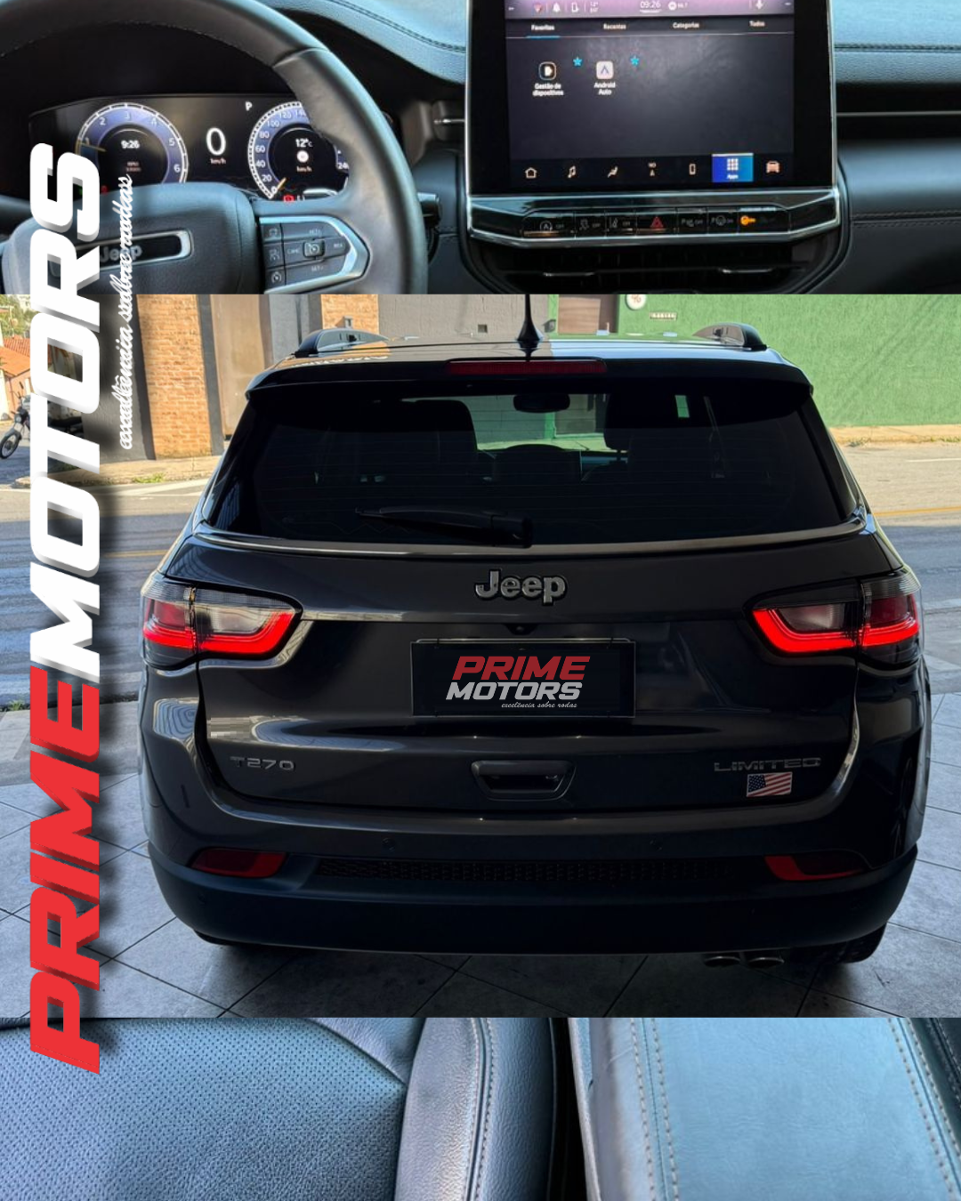 JEEP COMPASS LIMITED T270 1.3 TURBO FLEX AUT. Ano 2023 - Image 6