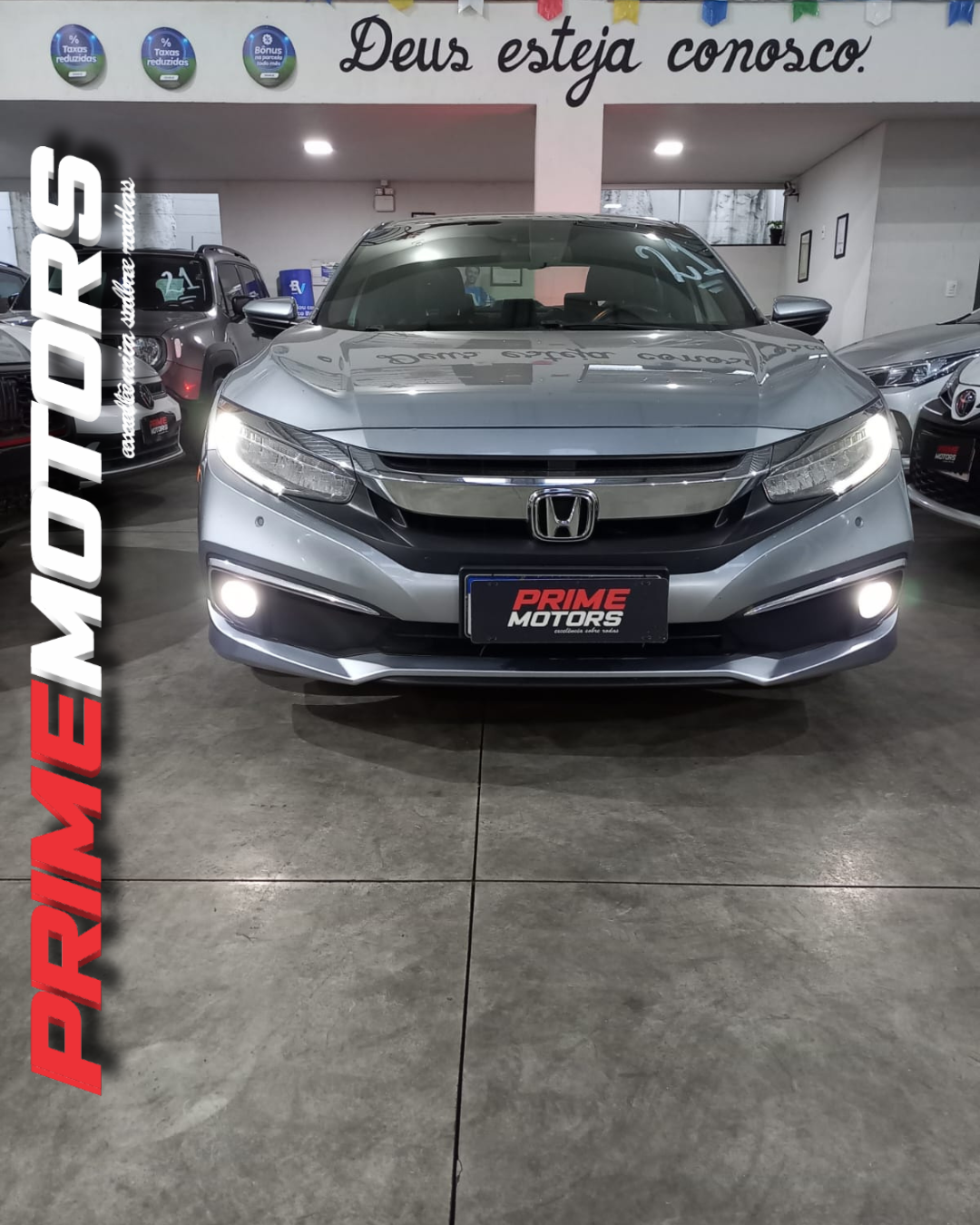 HONDA CIVIC EXL COMPLETO AUTOMÁTICO (Nave!) Ano 2021 - Image 9