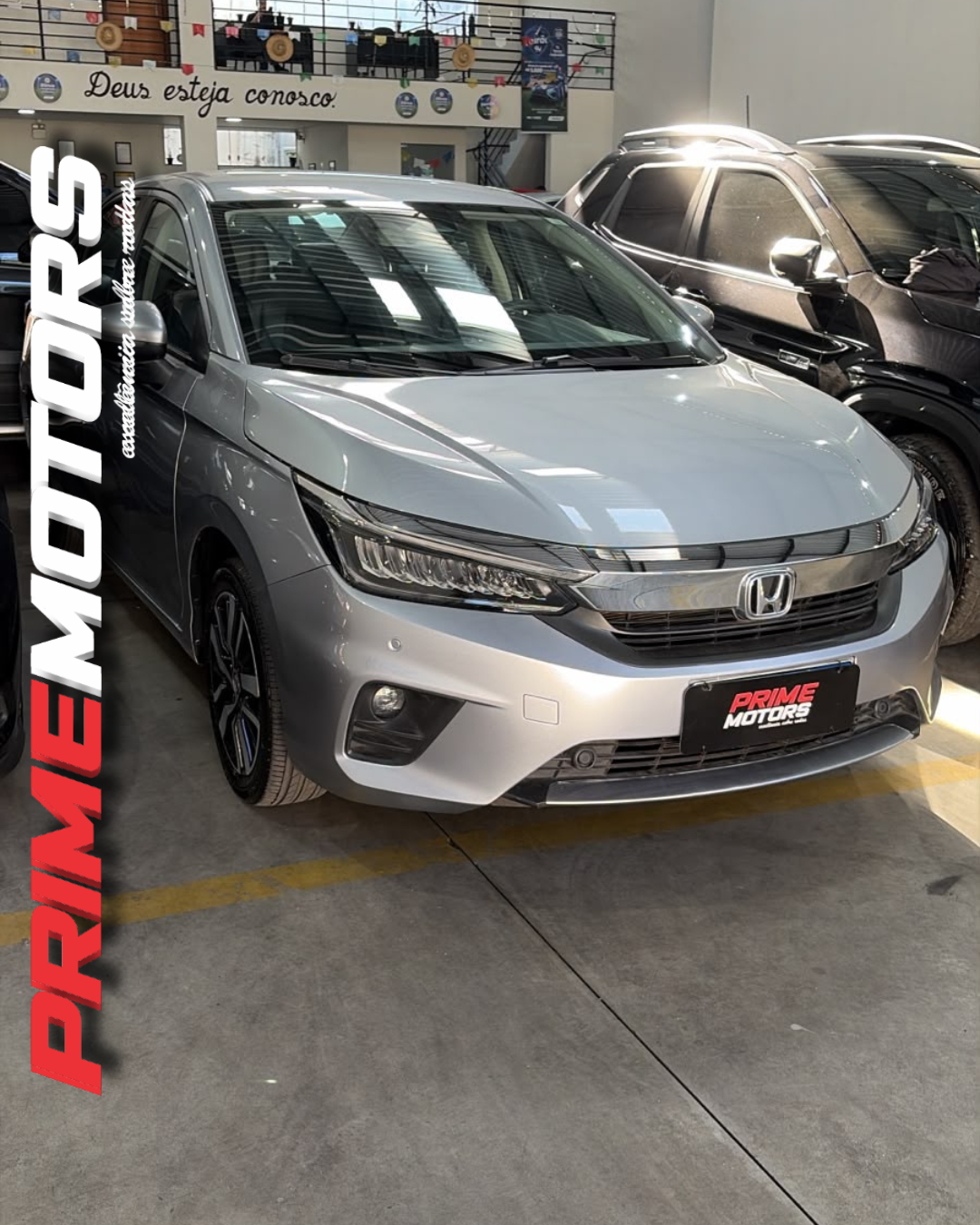 HONDA CITY AUT. TOURING (NAVE!) Ano 2024 * só 24.000km - Image 4