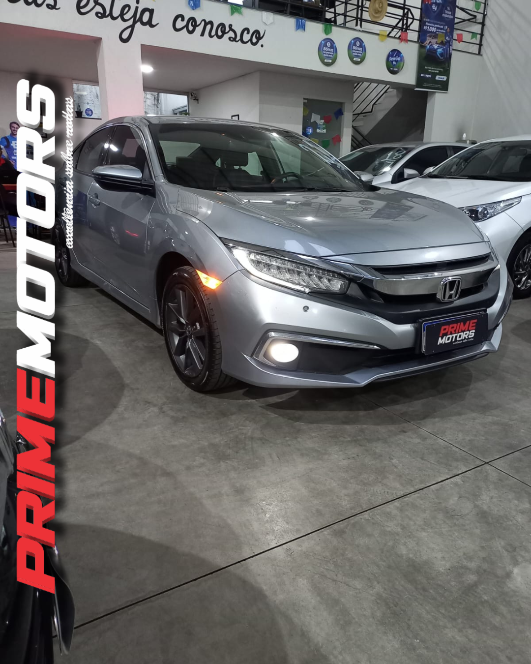 HONDA CIVIC EXL COMPLETO AUTOMÁTICO (Nave!) Ano 2021 - Image 10